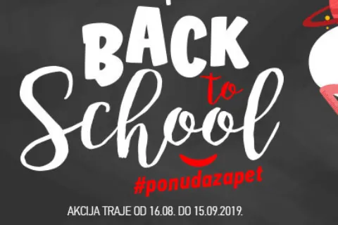 #PONUDAZAPET: Počela je BACK TO SCHOOL akcija